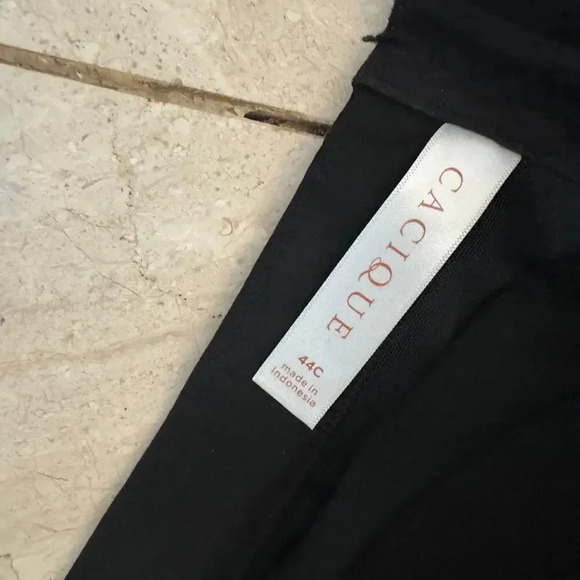 Cacique Lane Bryant 44C lightly lined Balconette black bra - Picture 2 of 3